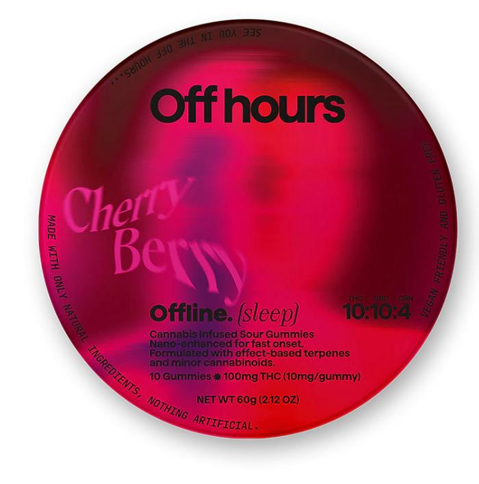 Off Hours | Offline (Sleep) Cherry Berry | Gummies | 10 x