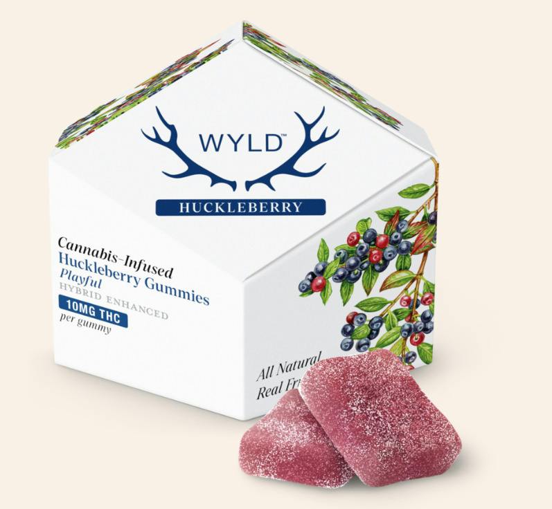 Wyld | Huckleberry Gummies | Edible | 10mg X 10