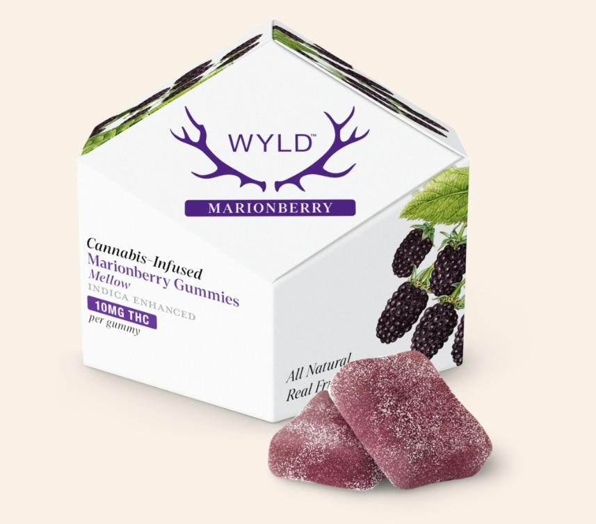 Wyld | Marionberry Gummies | Edible | 10mg X 10