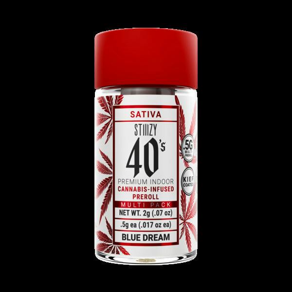 STIIIZY 40's Blue Dream (S) Infused Pre-Roll Multipack 0.5g 4pk