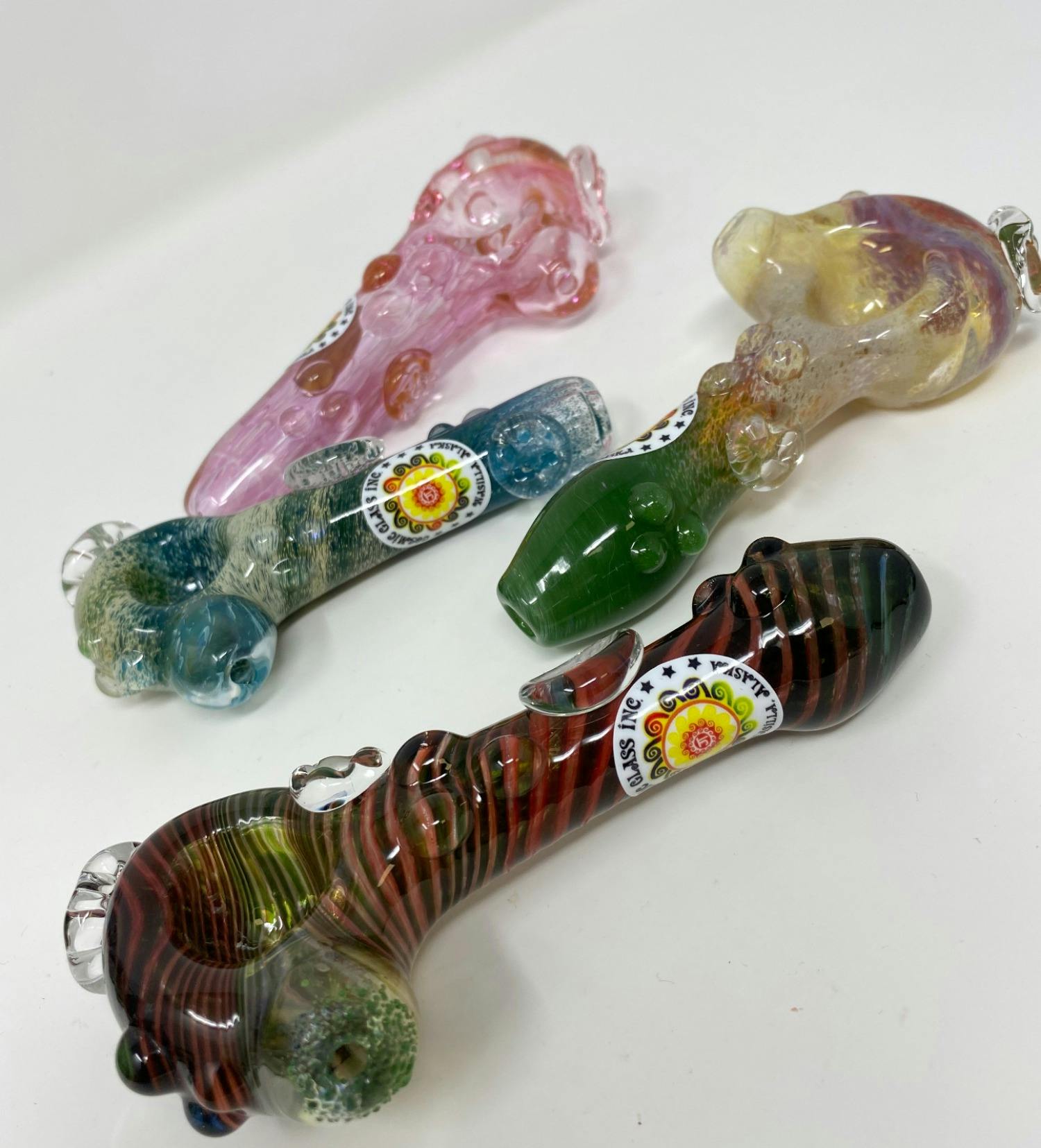Large Cosmic Glass Spoon Pipe