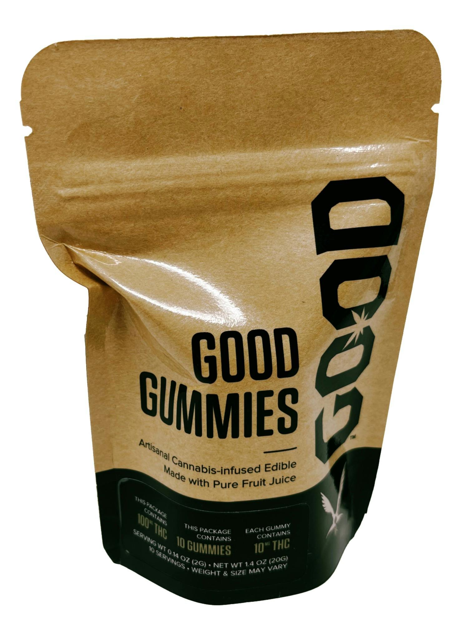 10mg THC Sour Gummy (Grape Indica) 10-Pack by GOOD Cannabis