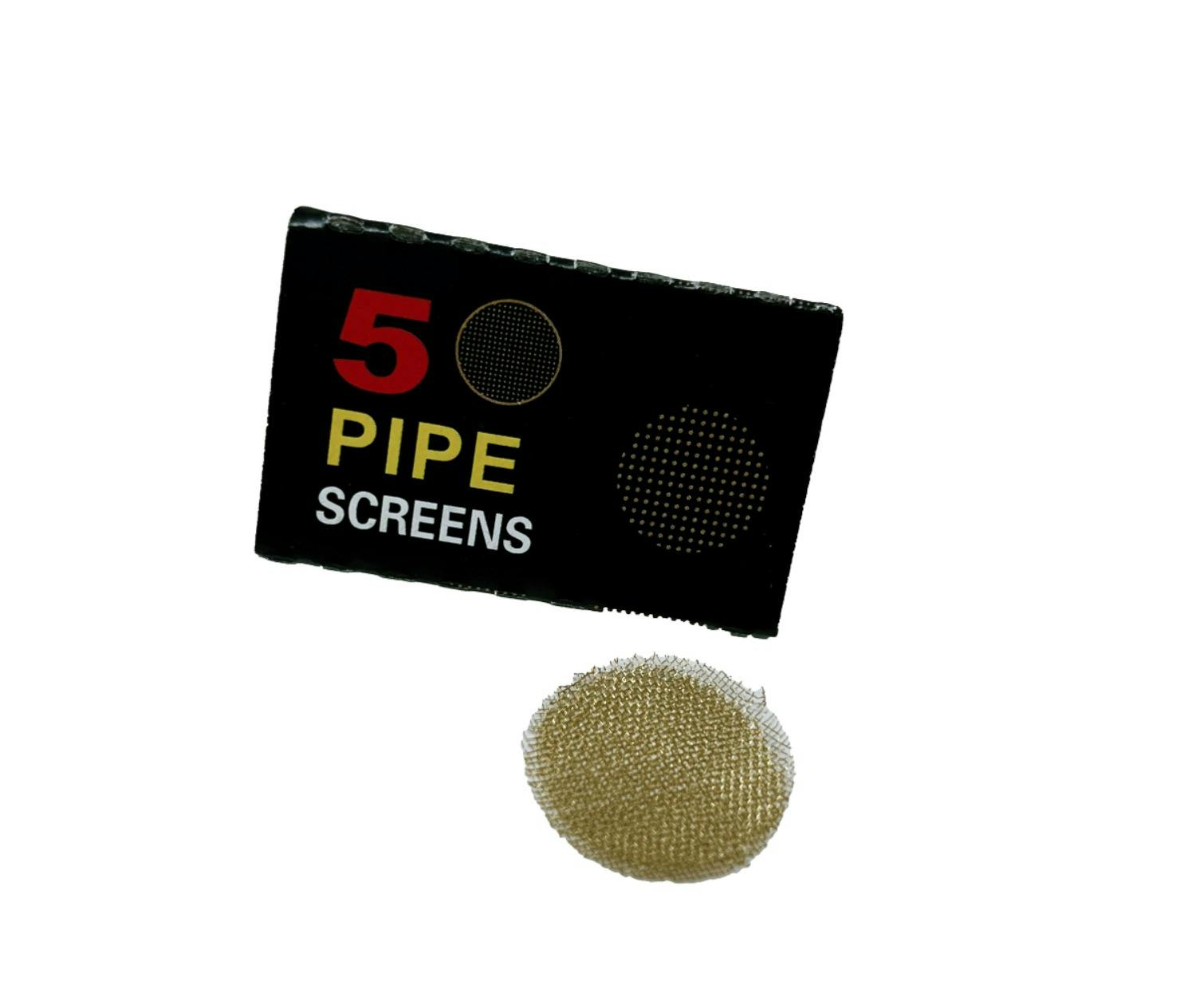 Brass Pipe Screens- 5-Pack