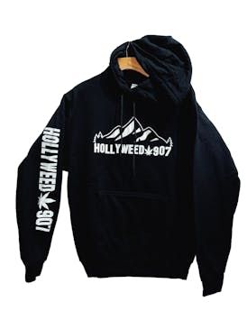 Black Hollyweed 907 Hoodie