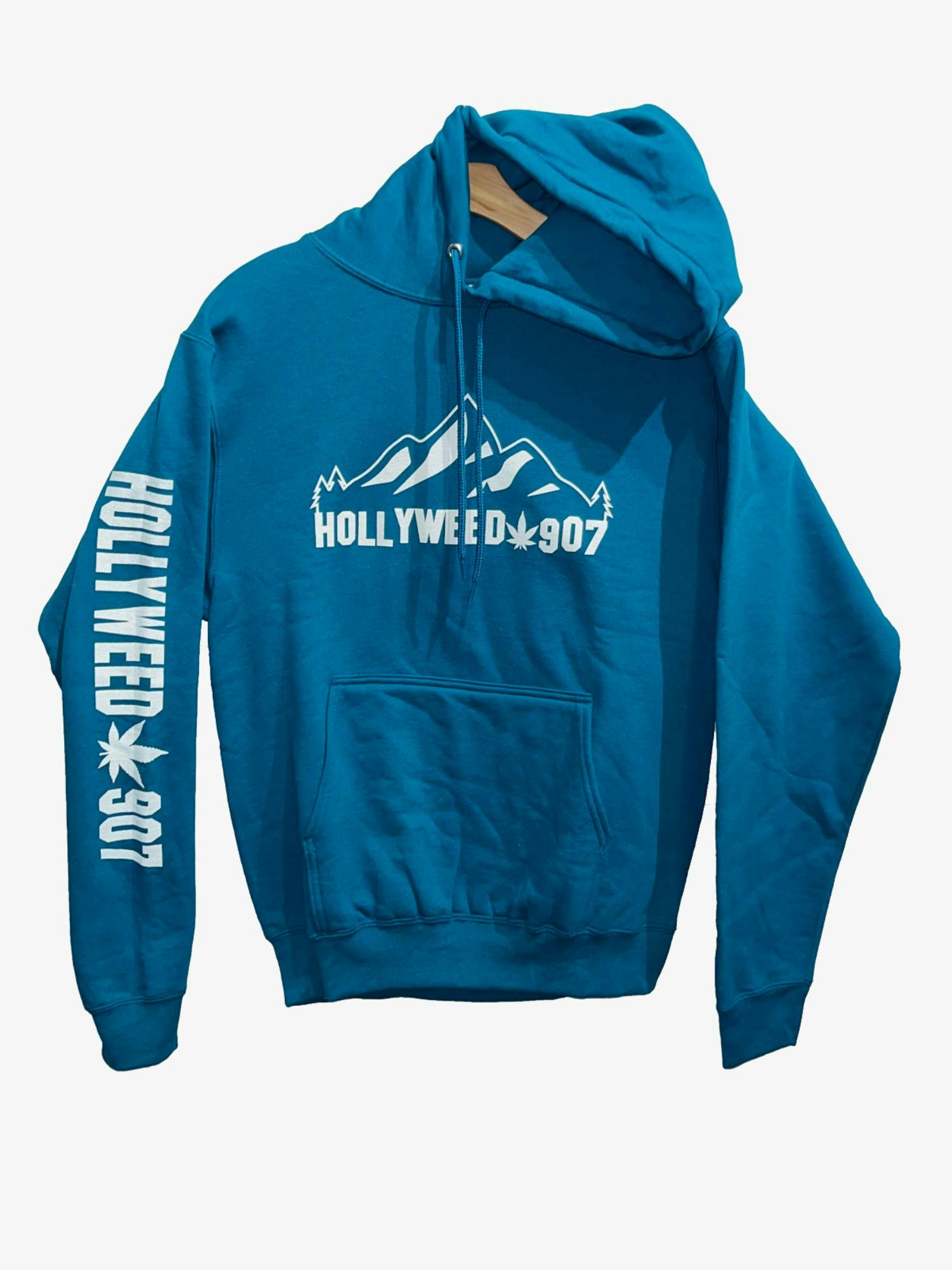 Blue Hollyweed 907 Hoodie
