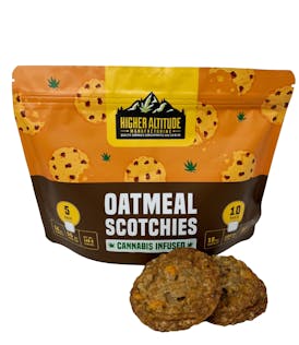 10mg THC Oatmeal Scotchies Cookie 10-Pack by Higher Altitude