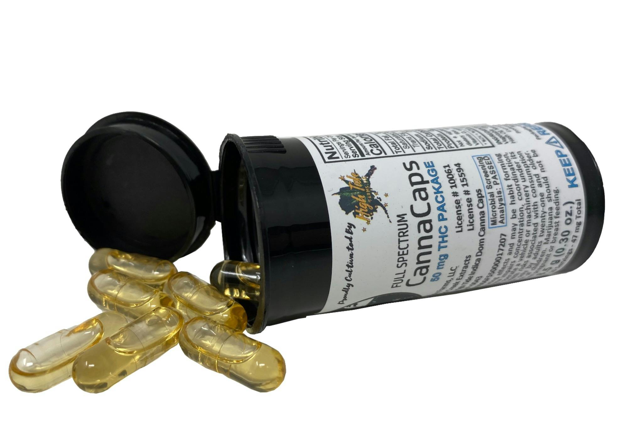 10mg THC Indica Capsules 10-Pack by Cold Creek Extracts
