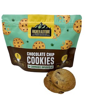 10mg THC Chocolate Chip Cookie 5-Pack by Higher Altitude Manufacturing