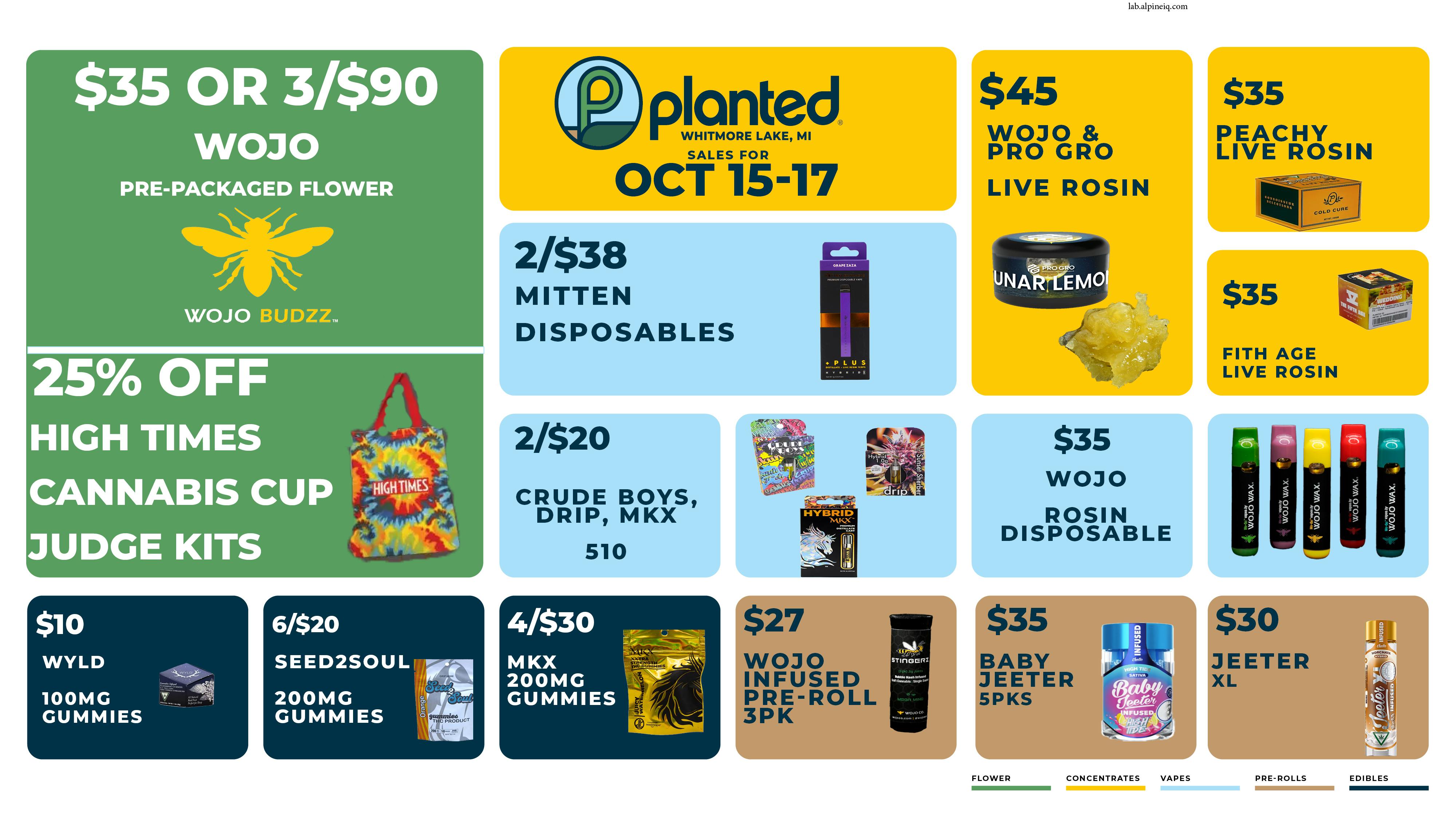 TopShelf Deals, Epic Highs at Planted Provisioning Delivery West