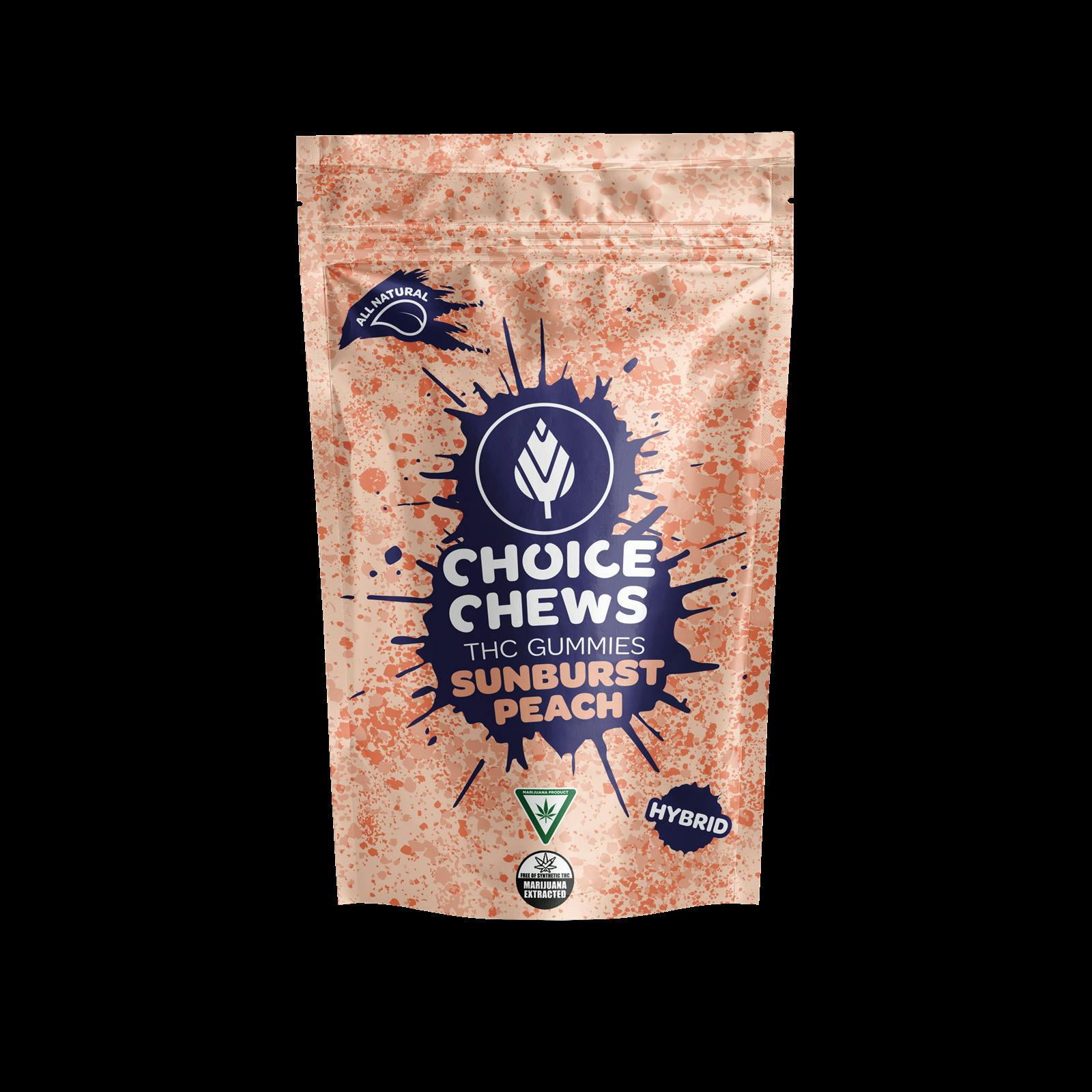 CHOICE | SUNBURST PEACH | HYBRID | GUMMIES | 200MG | REC
