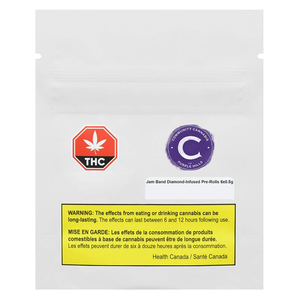 Community - Jam Band Diamond-Infused Pre-Roll - Indica - 6x0.5g