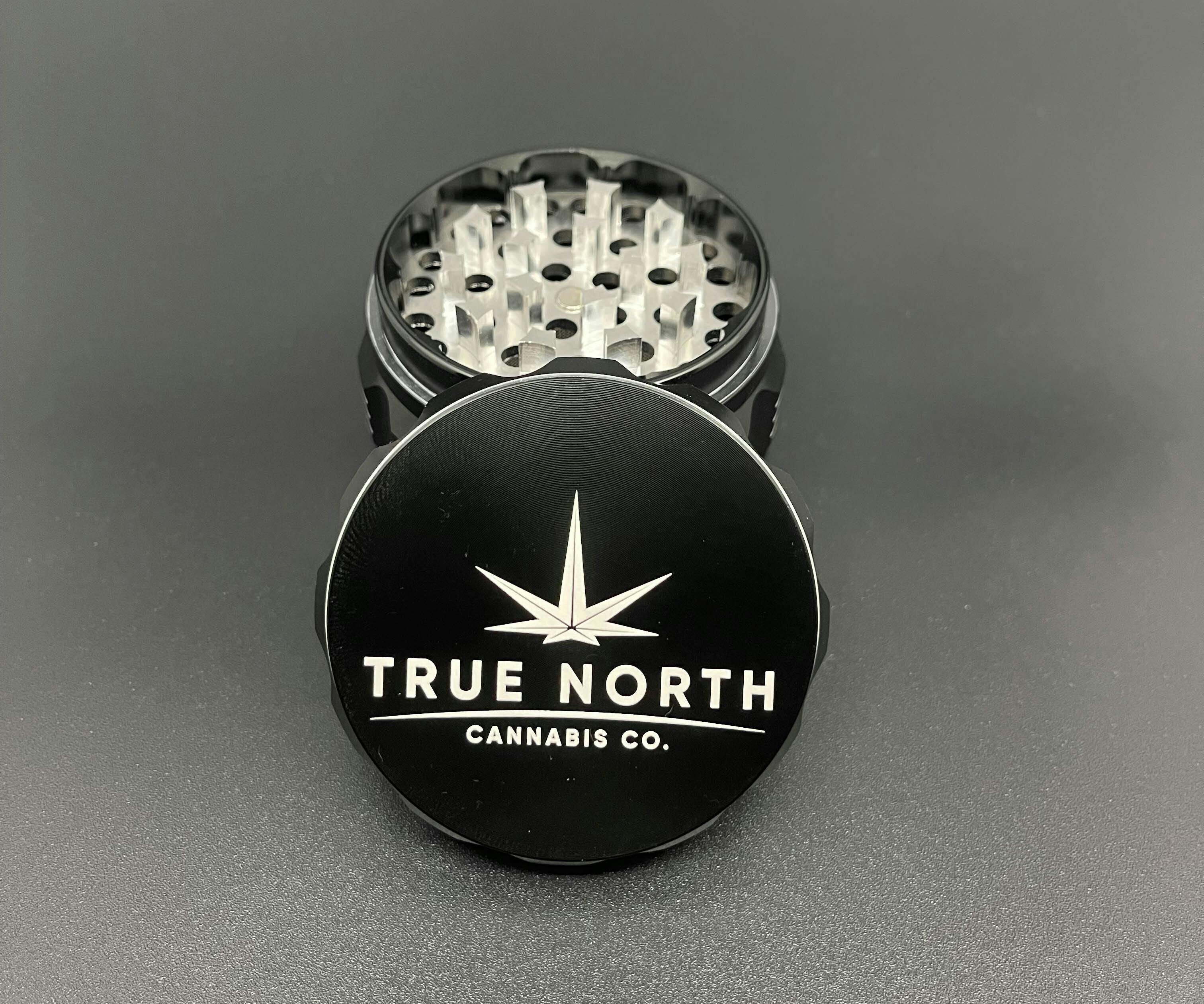 TNCC | Indented 4-Piece Grinder | Black