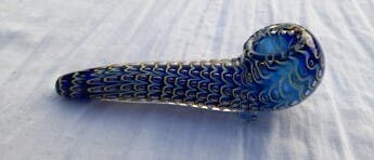Glass- Stripe Pipe