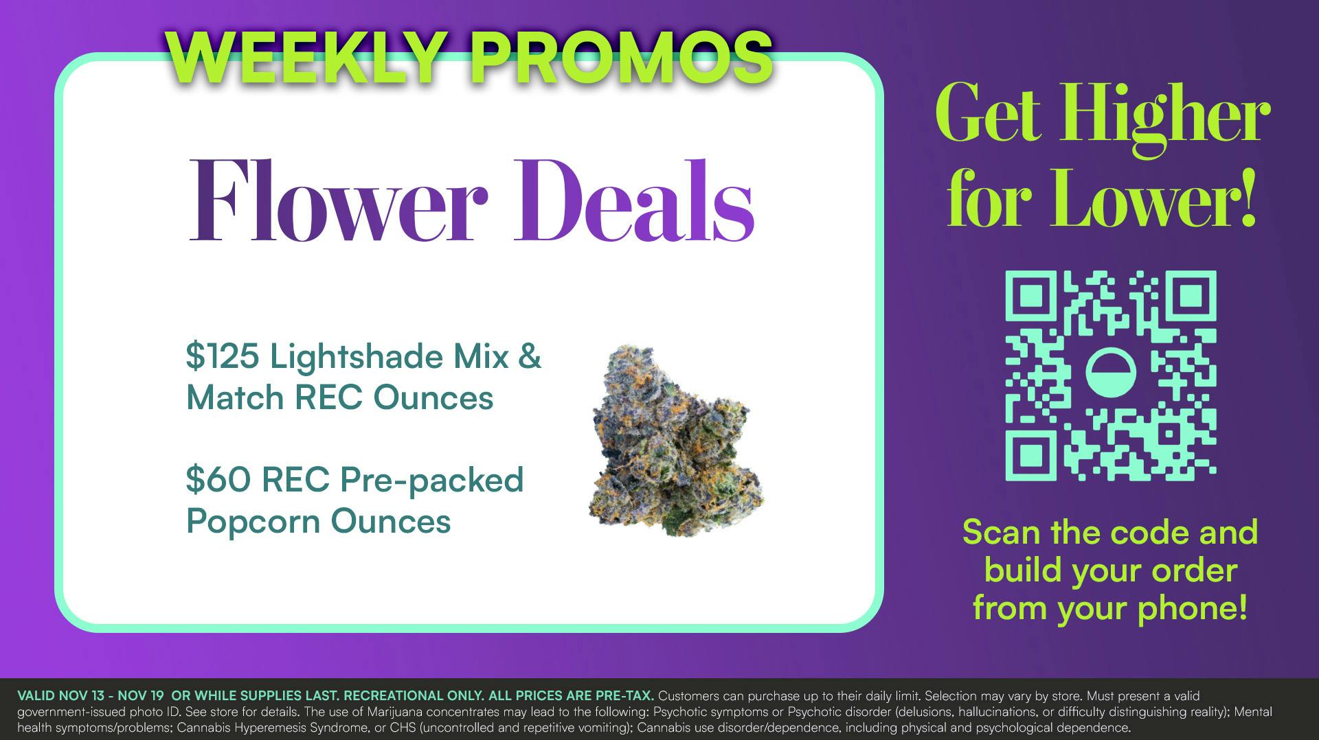 OUNCES STARTING AT 35! at Lightshade Peoria Weedmaps