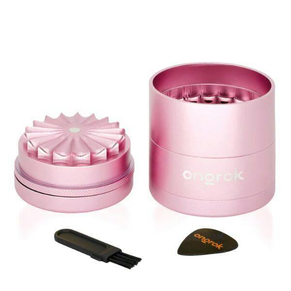 Ongrok - Flower Petal Toothless 5 Piece Grinder (Pink)