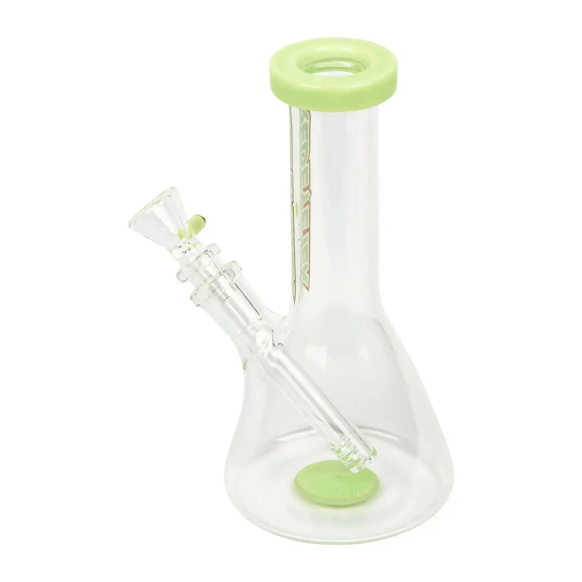 Red Eye Tek - 8" Splash Beaker Bong (Green Slyme)