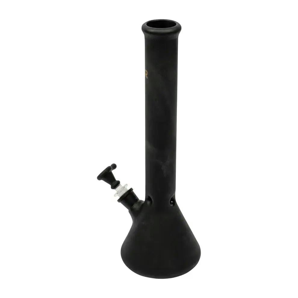 GEAR Premium - 14" Frosted Black Beaker Bong (Black)