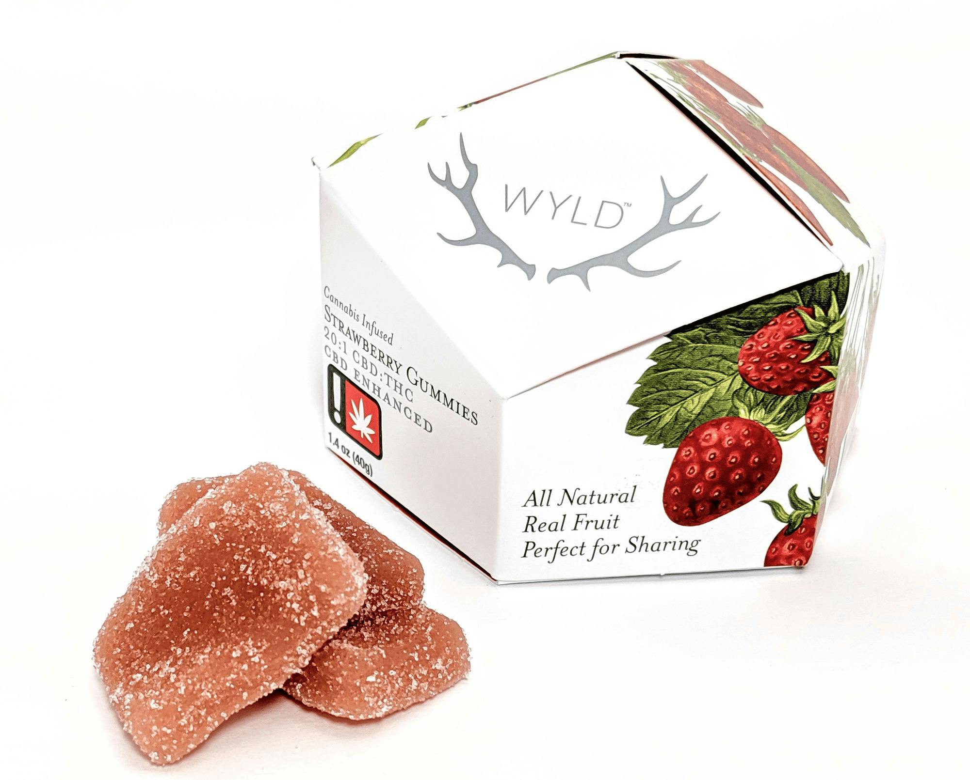 WYLD - Gummies - Strawberry - 10pk