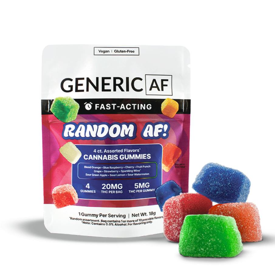 Generic AF - Gummies - Random AF! - 4pk