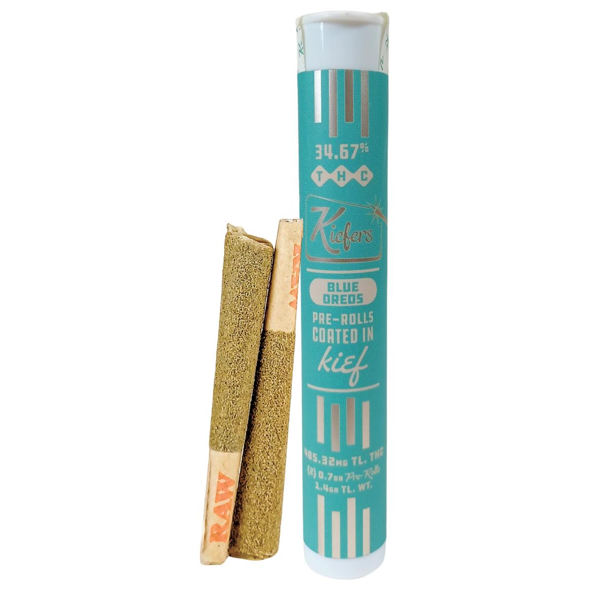 Bison Botanics - Infused Preroll - Kiefers Blue Oreos - 2pk