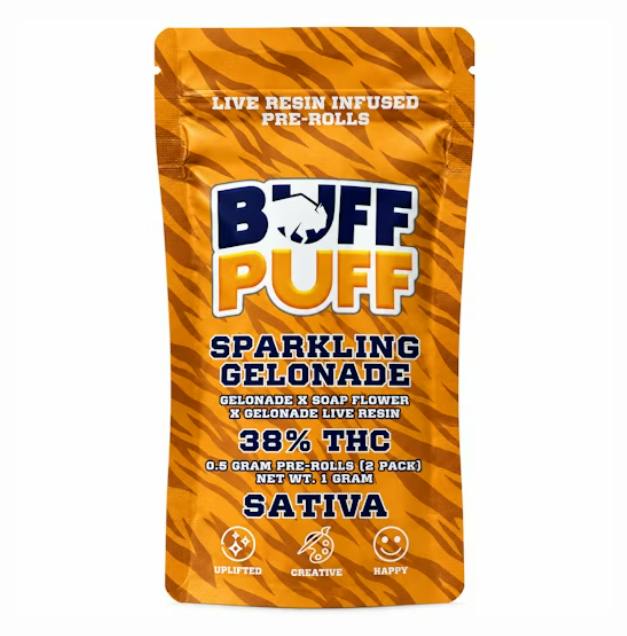 Buff Puff - Infused Preroll - Sparkling Gelonade - 2pk