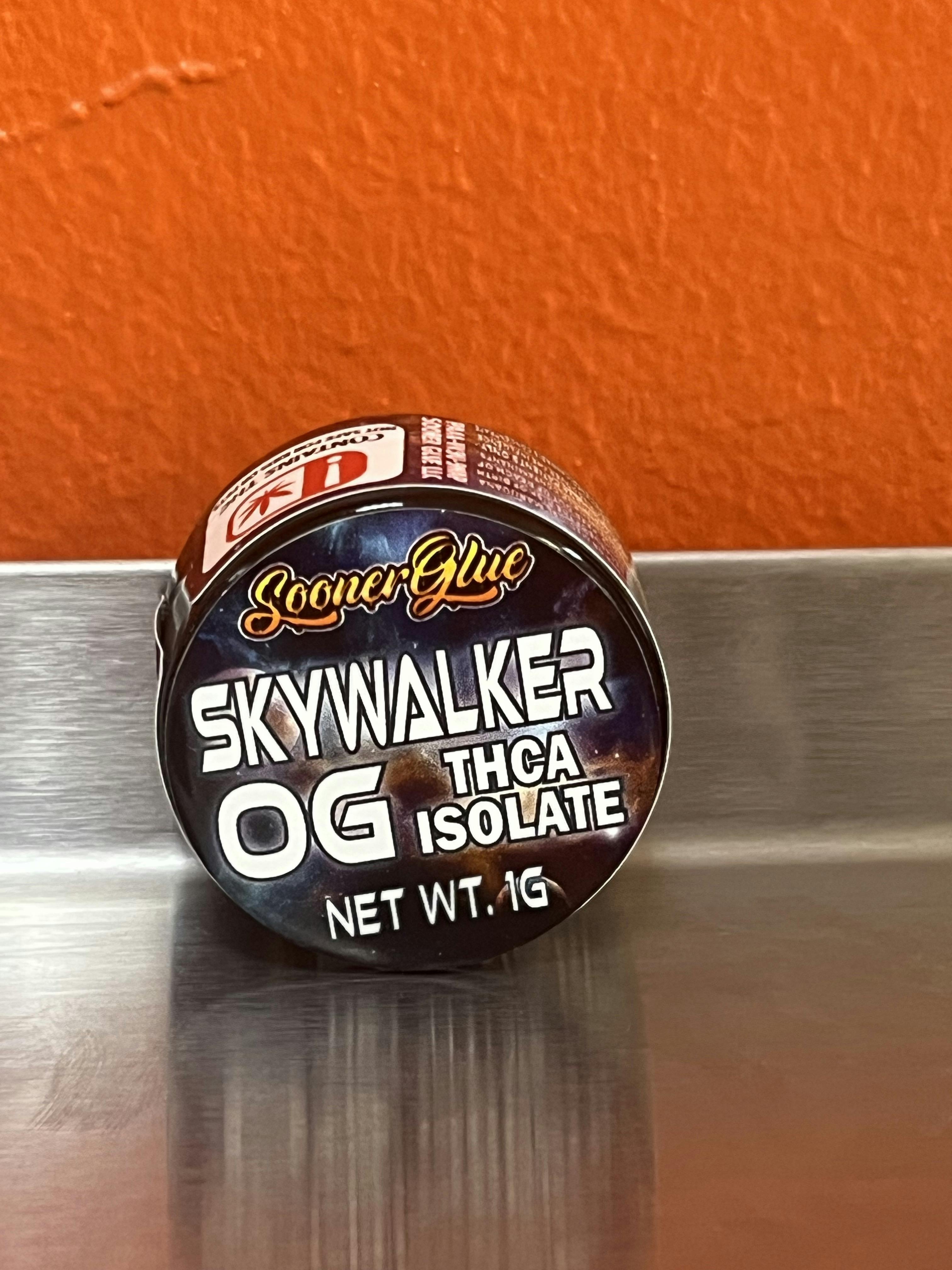 SoonerGlue - 1g Extract THCA - Skywalker OG - Indica