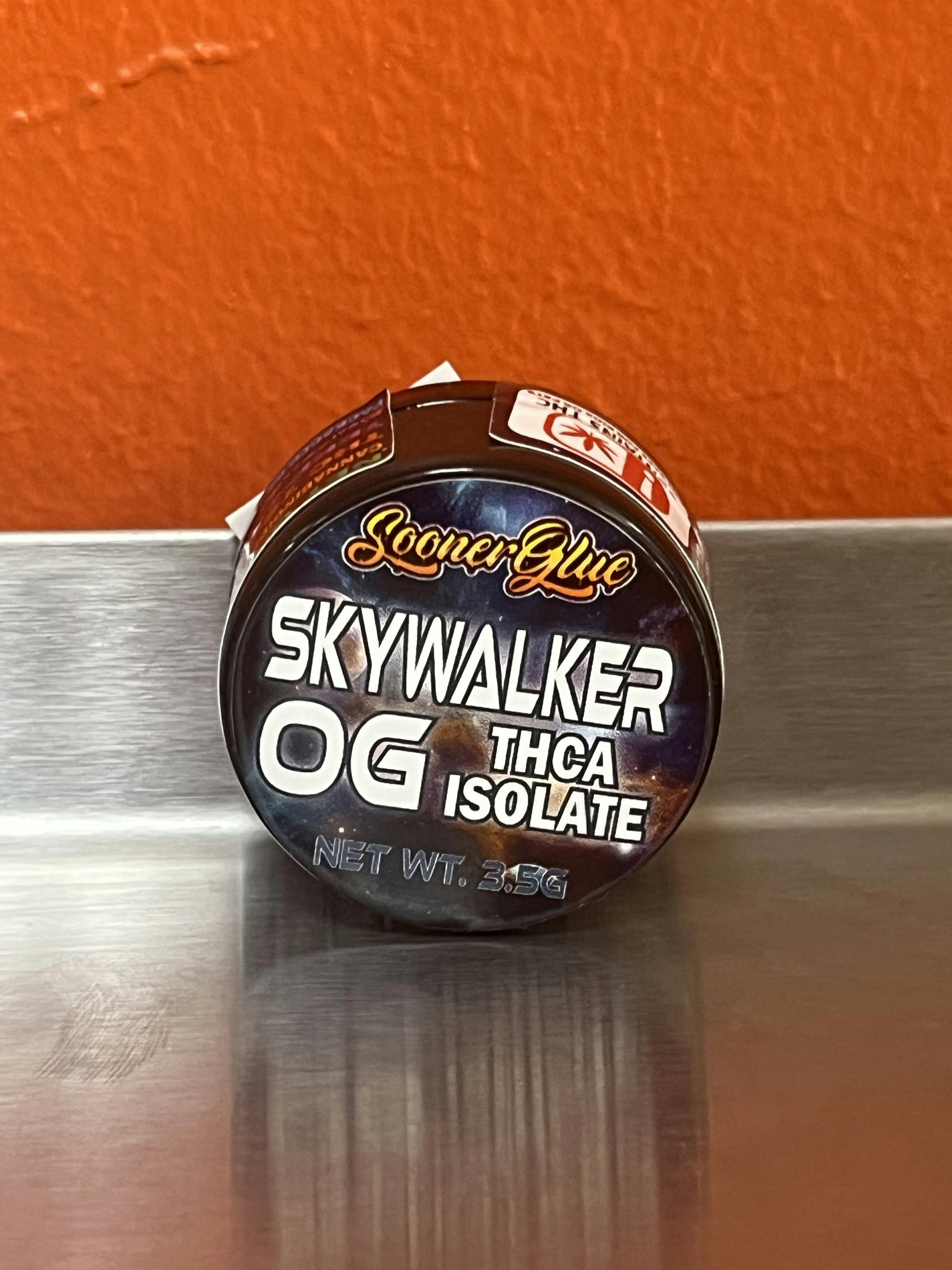 SoonerGlue 3.5g Extract THCA - Skywalker OG - Indica