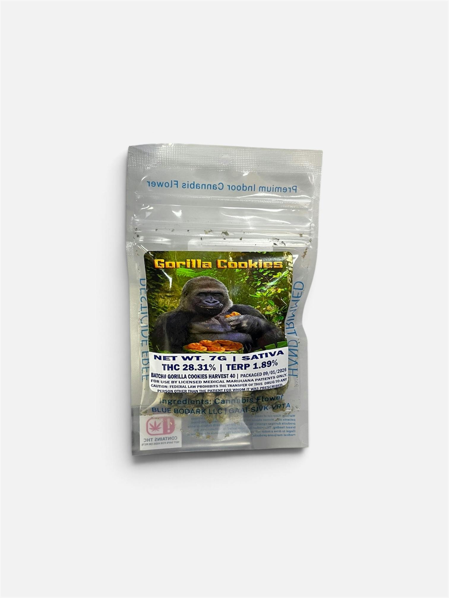 Falcanna Pre-Pack Flower - 7g Gorilla Cookies