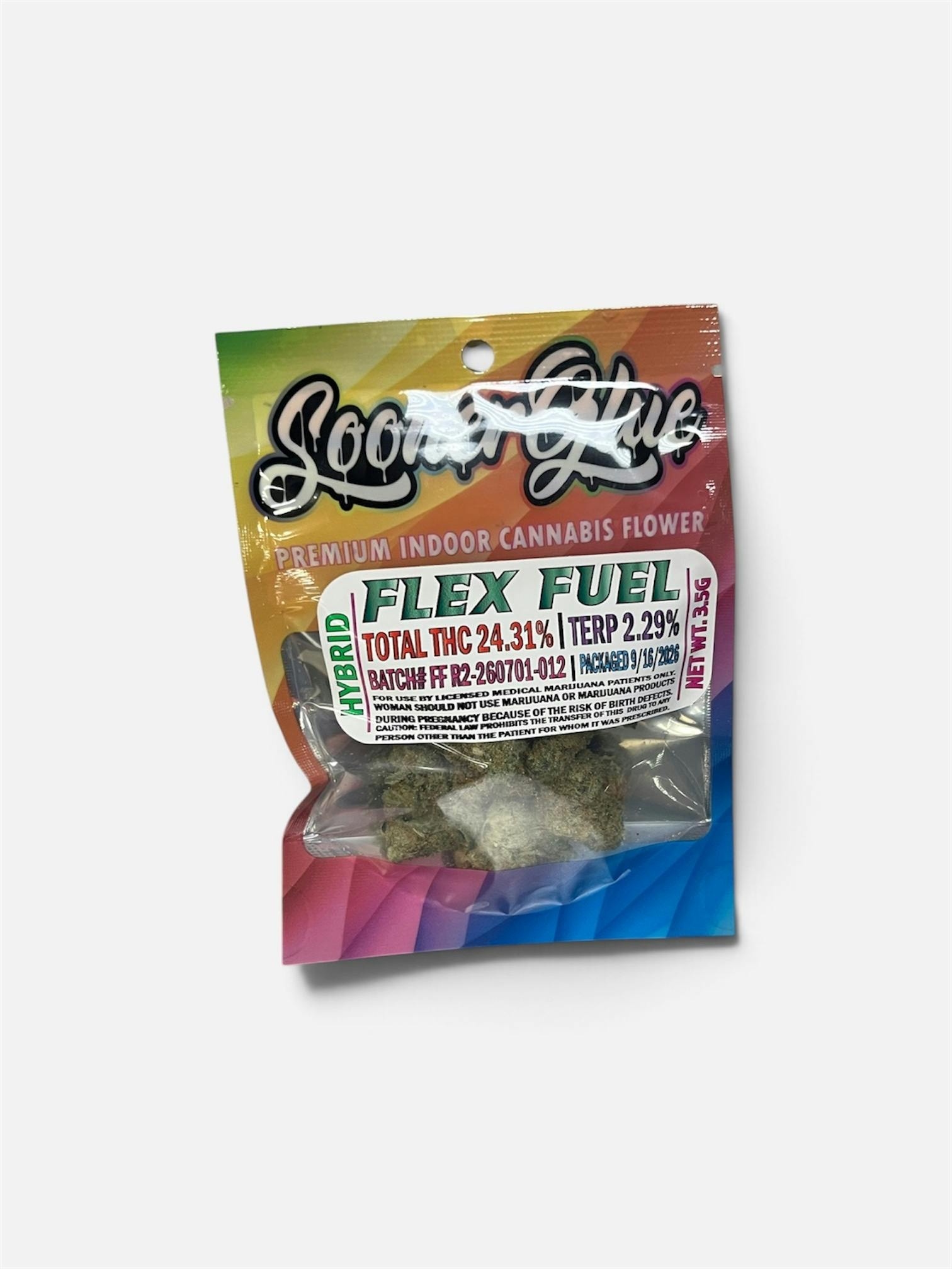 SoonerGlue Exclusive Pre-Pack Flower - 3.5g Flex Fuel - Hybrid