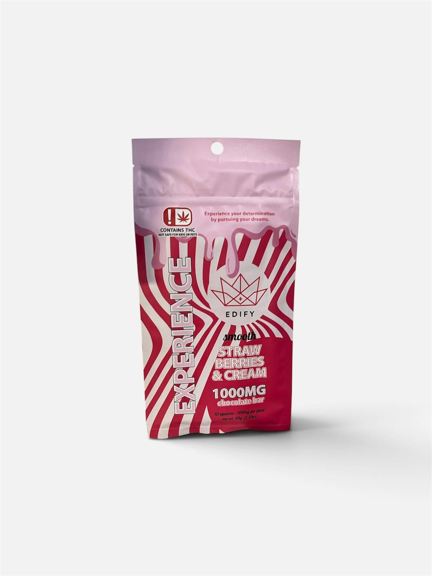 Edify - 1000mg Strawberries & Cream - Chocolate Bar
