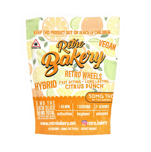 Retro | Gummy Wheel - Citrus Punch | 50mg