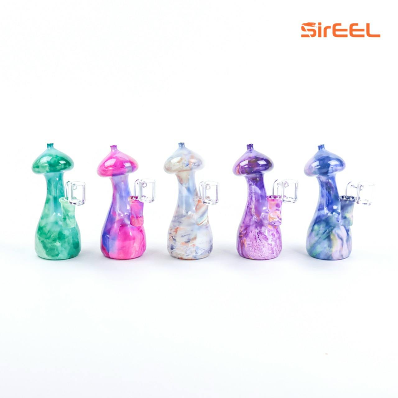 LuvBuds | 6" SirEEL MirageStone Mushroom Rig with Banger