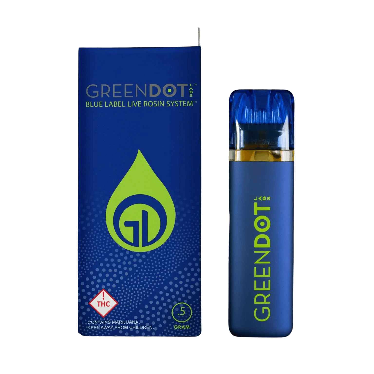 Green Dot Blue Label Live Rosin All In One | Otoro 0.5g Rec