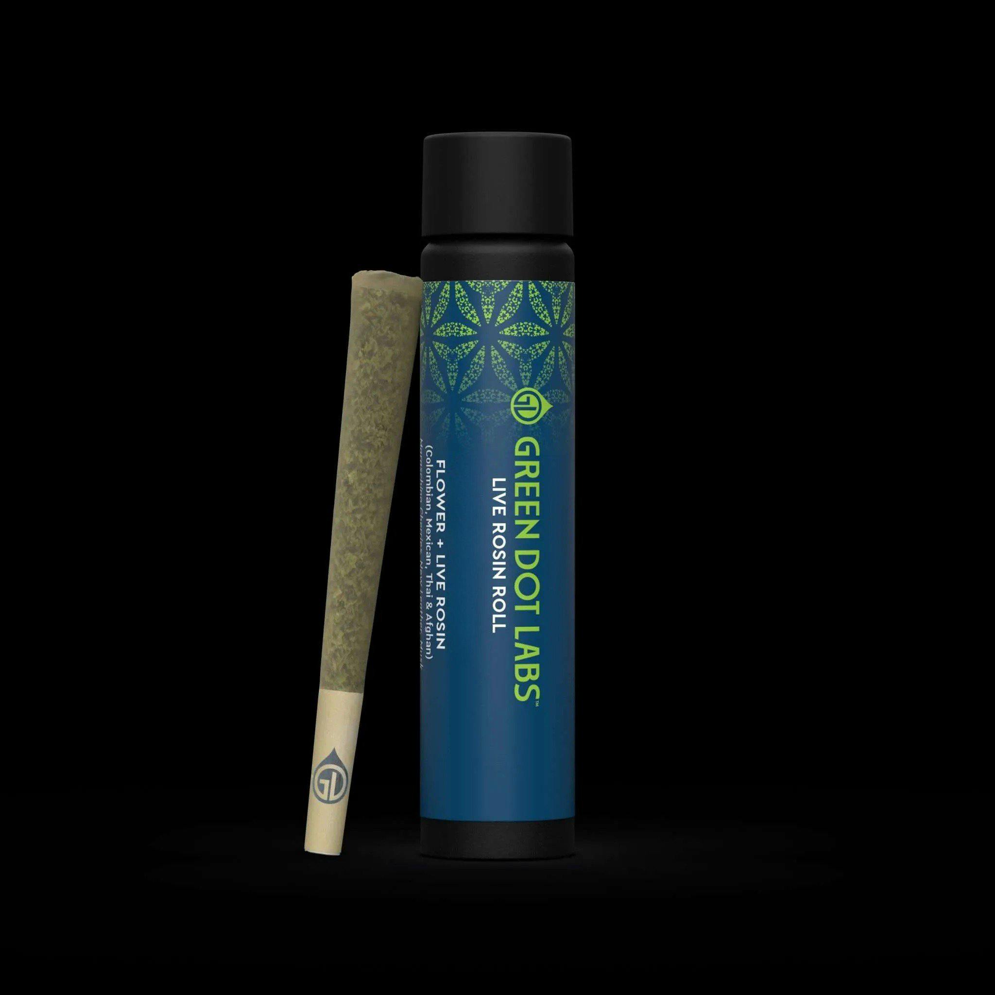 Green Dot Live Rosin Roll | The Sweet Spot + $@%&! Cake 1g Rec