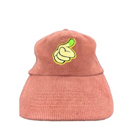 Dusty Rose Corduroy Green Thumb Hat