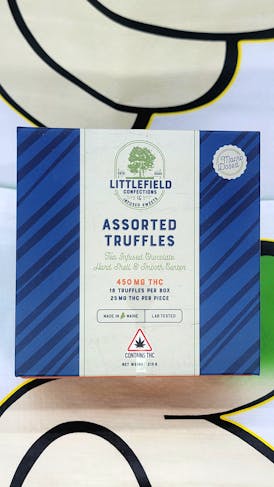 Littlefield Assorted Chocolate Truffles 450MG