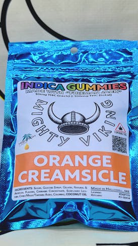 Mighty Viking 100mg INDICA Gummies - Orange Creamsicle