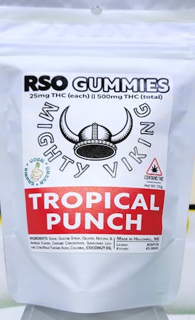Mighty Viking 25mg RSO Gummies - Tropical Punch
