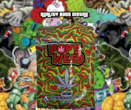 Pops Weed - Sour Tangie | 4g - 4 items