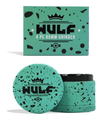 WULF - Teal/Black | 4pc 65mm Spatter Grinder
