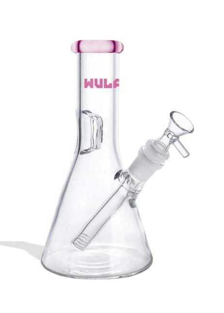 WULF - 8" Beaker Water Pipe | Pink