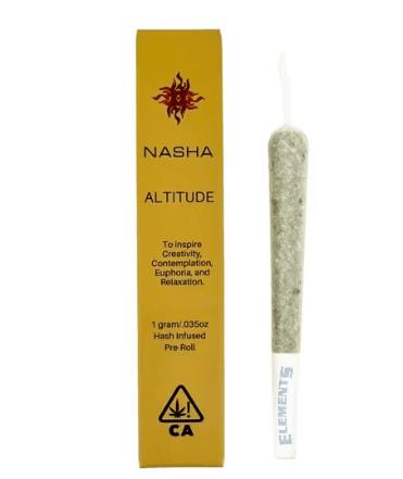 Nasha - Purple Papaya Punch x Moroccan Peaches | 1g Hash Infused Pre-Roll - 1 gram