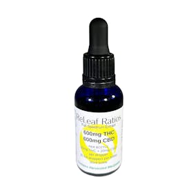 ReLeaf Ratios Tincture 600 MG THC : 600 MG CBD