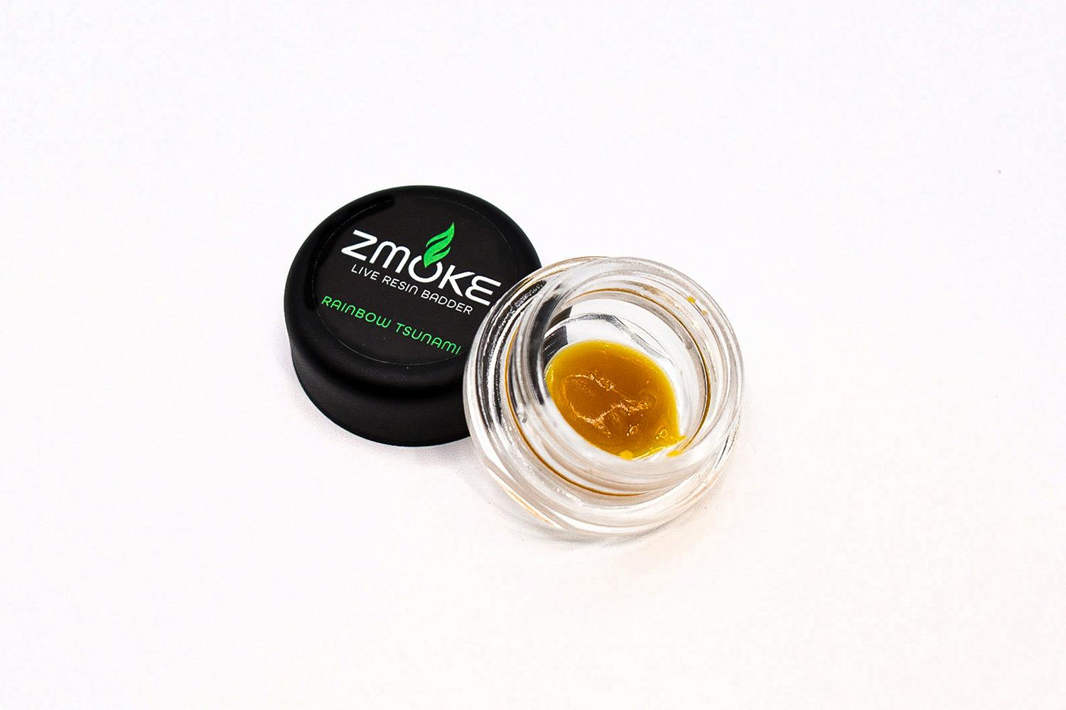 Zmoke Rainbow Tsunami LR Badder - 10.28% Terpenes