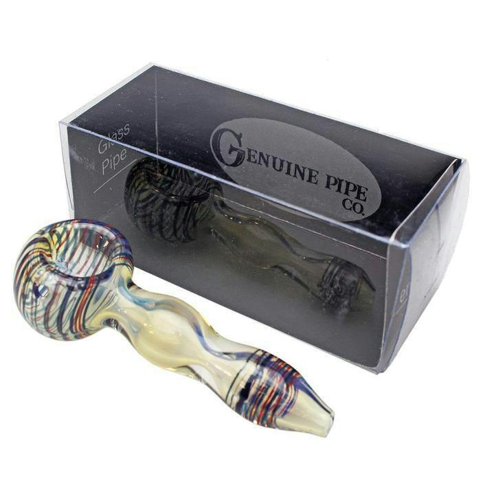 Genuine Pipe Co. | 3" Double Blown Fumed Glass Pipe