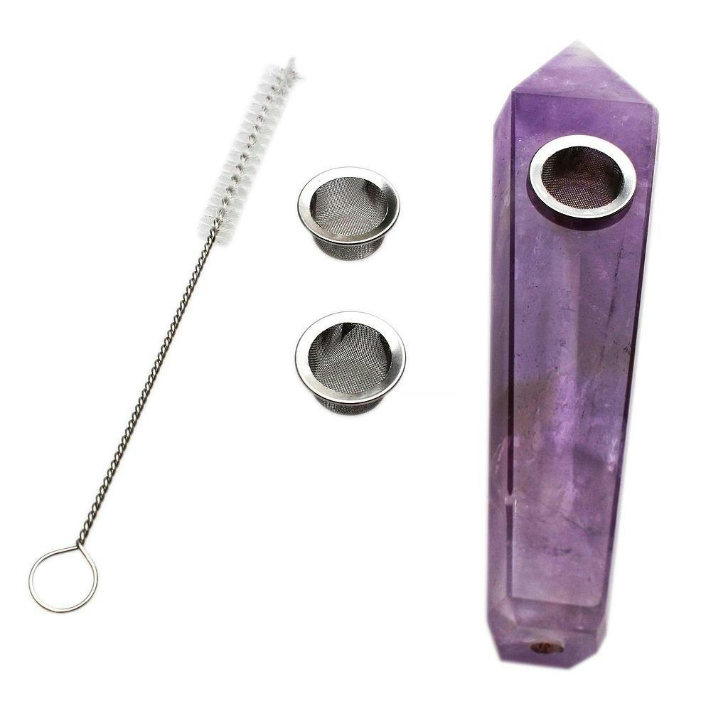 Karma Pipe - Crystal Amethyst