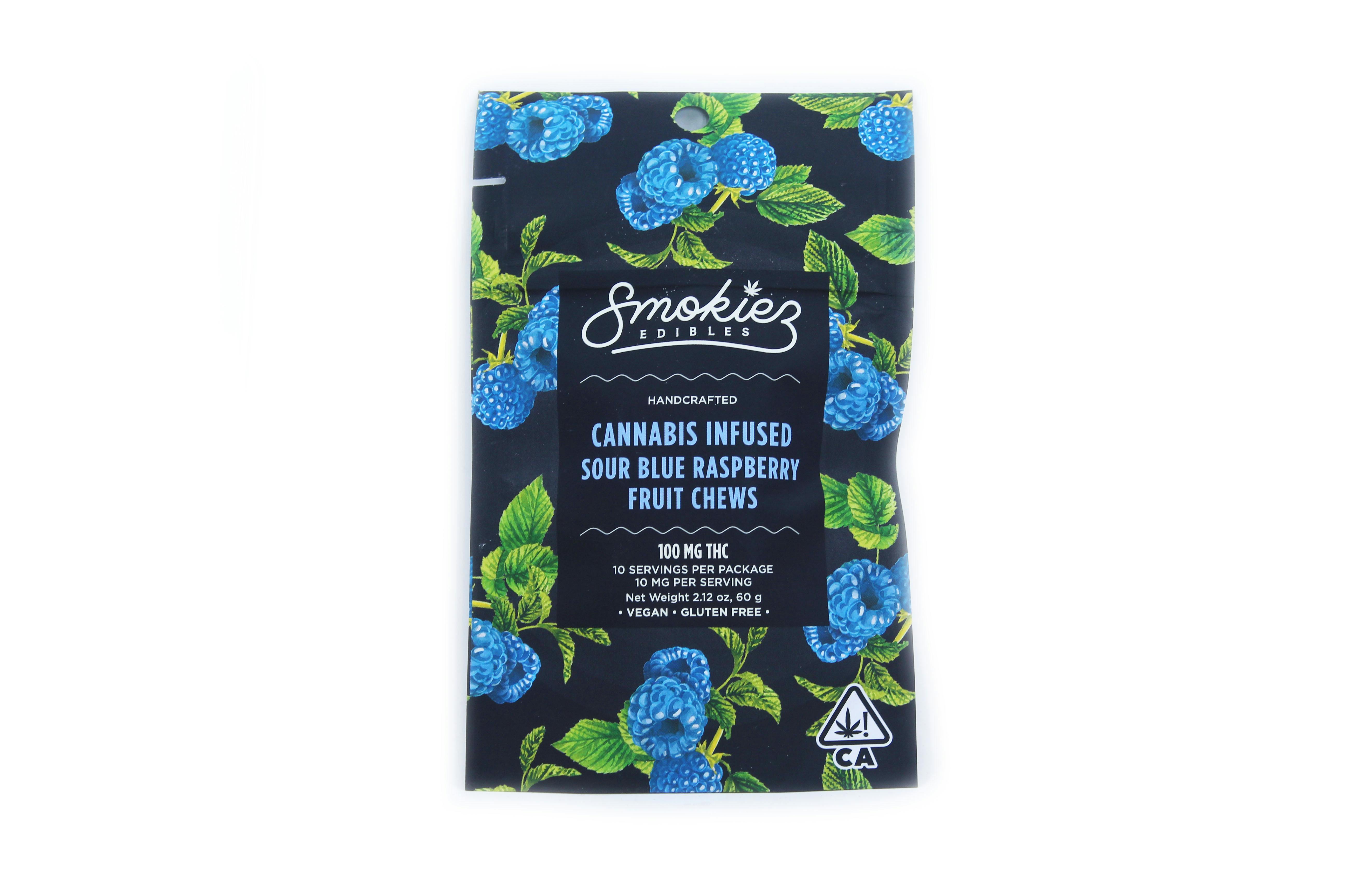 Sour Blue Raspberry 10pk (Smokiez)