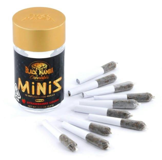 Black Mamba - Watermelon Mimosa | .25g x 10pk infused pre-rolls