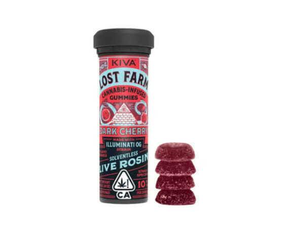 Lost Farms - Dark Cherry illuminati OG Rosin Chews | 100mg