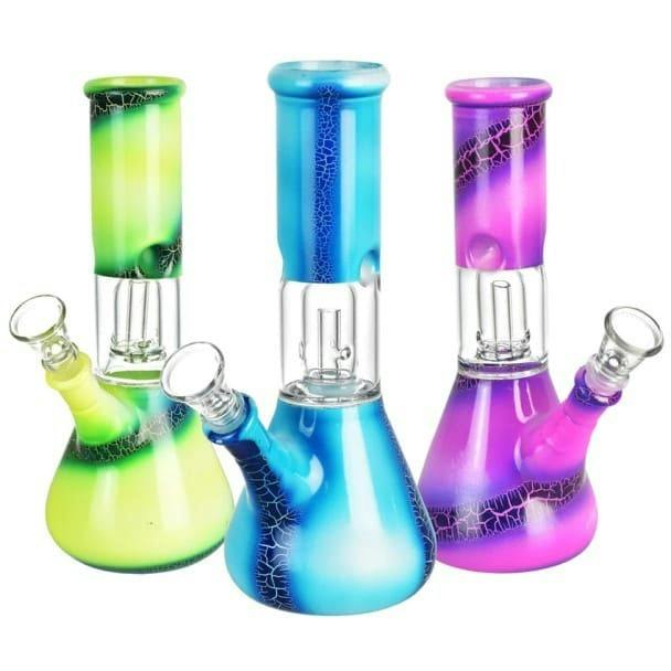 8" Lava Ombre Beaker Water Pipe - Assorted